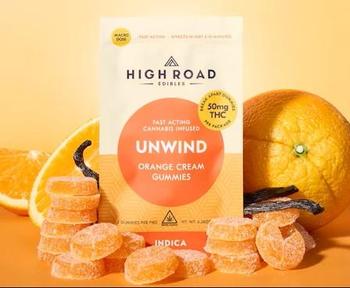 HR Unwind - Orange Cream - Fast Acting Indica - 2 pk