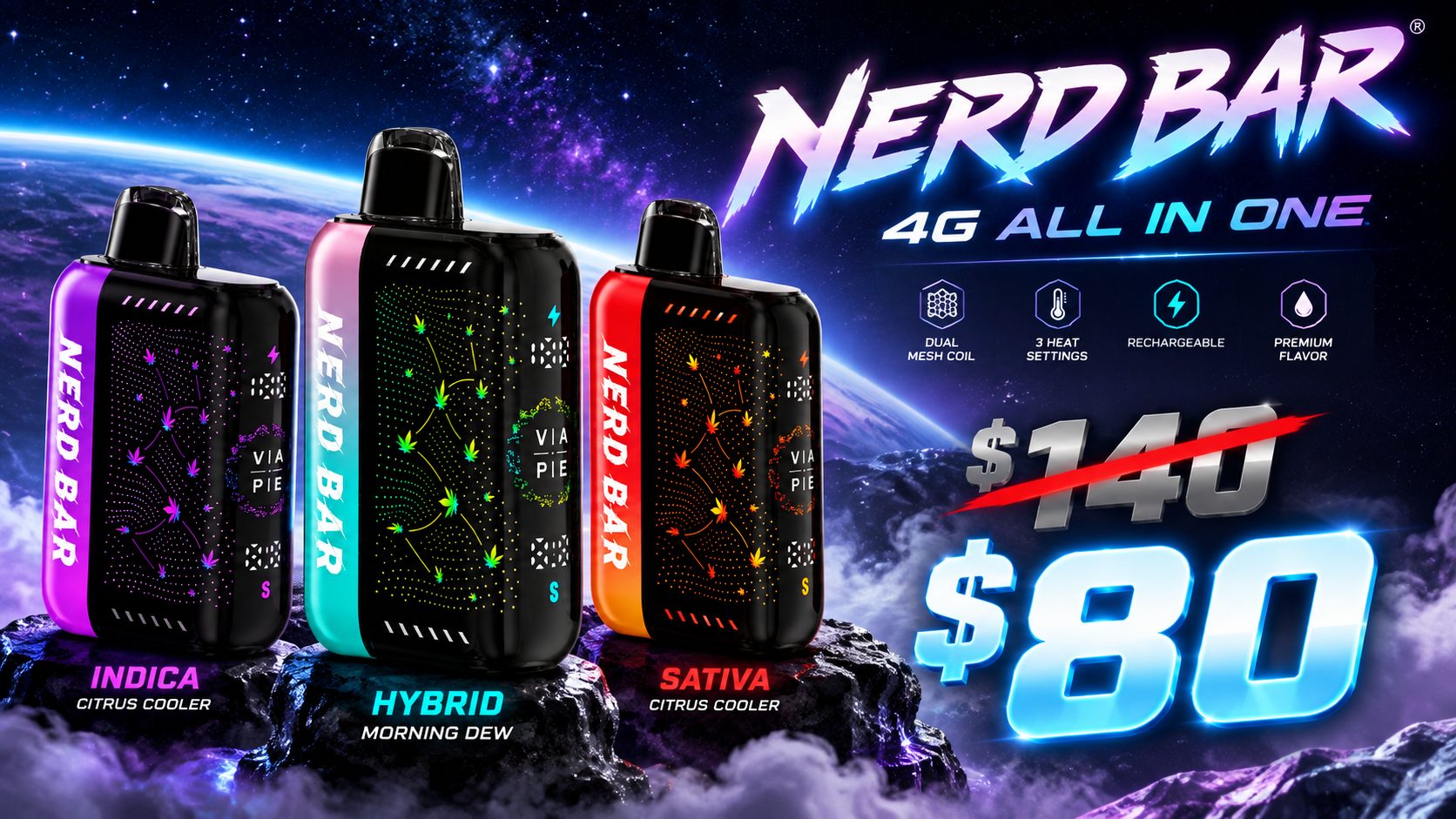 NERD BAR 4G 20% OFF