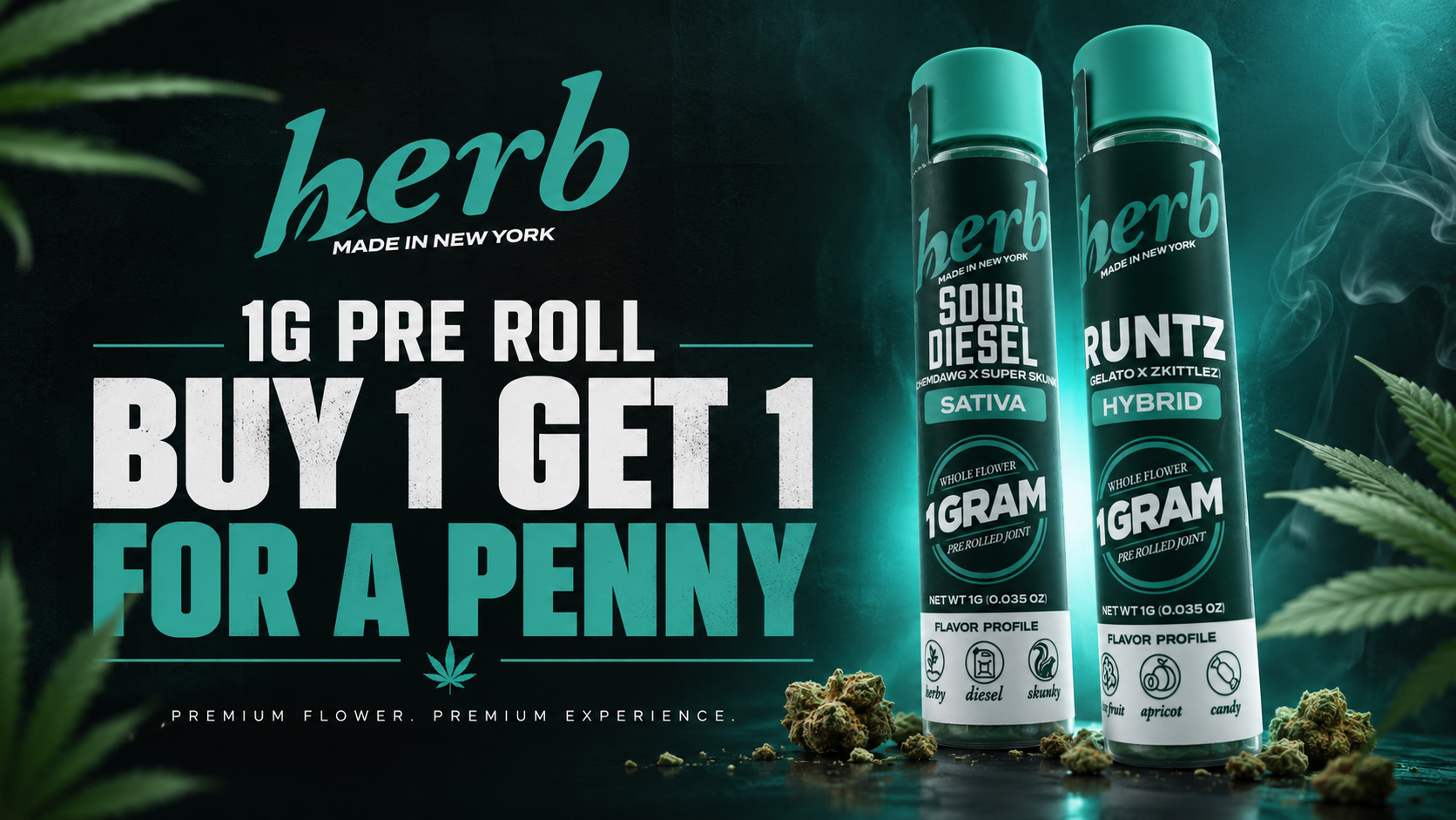 HERB PRE ROLL B1G1