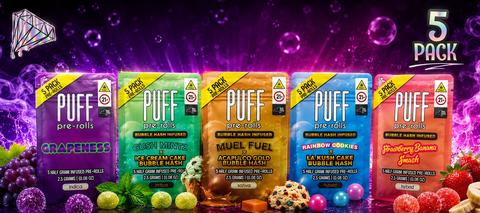 Puffs Pre-Roll Packs - 3 for $80